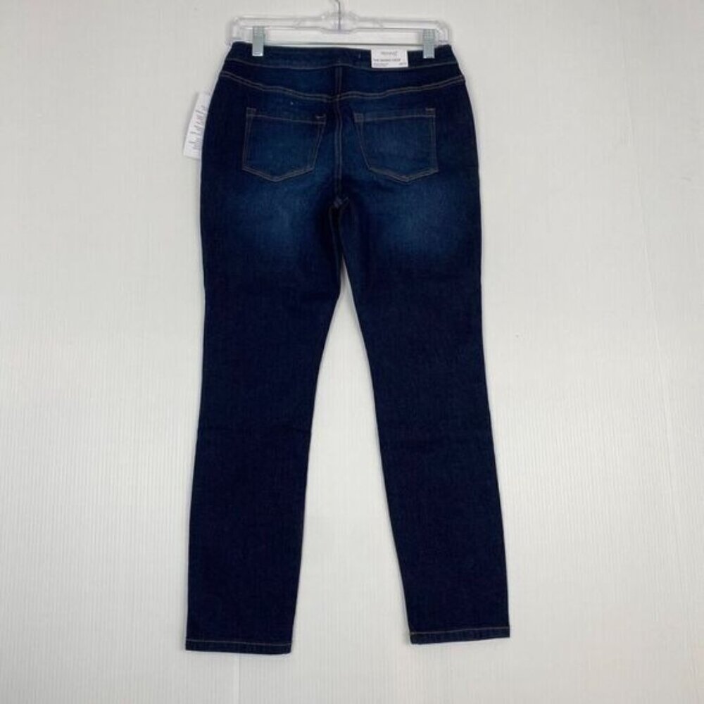 Skinnygirl Women’s Mid Rise Skinny Crop IStretch Jeans Indigo Size 26T Pull On - Picture 3 of 11